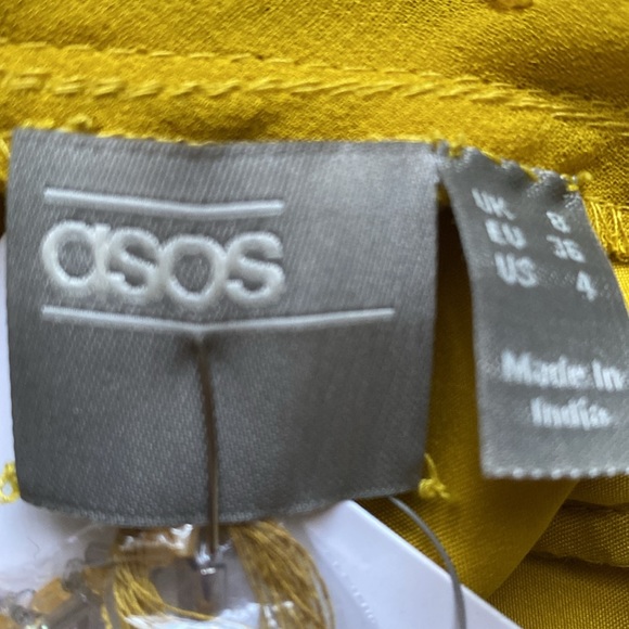 ASOS BEADED SPECIAL OCCASION LONG SLEEVE DRESS OPEN BACK 4 NEW - Picture 9 of 11